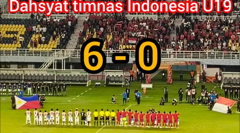 TIMNAS MUDA INDONESIA MEMBANTAI TIMNAS MUDA PHILIPINA